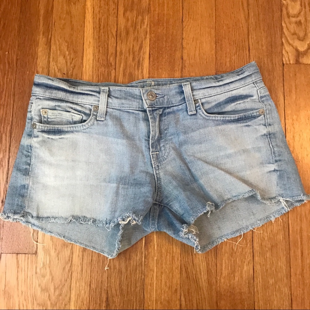 Seven For All Mankind cutoff jean shorts 26